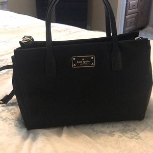 Kate Spade Black Nylon Purse